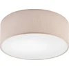 Lubinis šviestuvas Lamkur Lamkur Chester 48048 lubinis šviestuvas apskritimas 2x60W E27 smėlio spalvos/balta