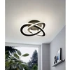 Lubinis šviestuvas Lampa sufitowa EGLO Roncade, 1 bulb(s), LED, 4000 K, 5500 lm, IP20, Juodas, Baltas