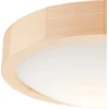 Lubinis šviestuvas Lamkur Plafonas medinis pušinis LED 1 taško išgaubtas 27cm