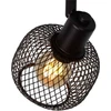 Lucide Lubinis šviestuvas Reguliuojamas sieninis šviestuvas MAREN 77978/01/30 metalinis gaubtas loft stiliaus lubinis spot šviestuvas atšvaitas juodas