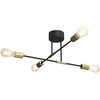 Lubinis šviestuvas Lampa sufitowa Luminex Lampa Sufitowa FLAME 3906 Minimalistyczna Luminex