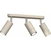 Lubinis šviestuvas Luminex Luminex Link 9528 lubų lempos juostelės lubų lempos 3x8W GU10 smėlio spalvos