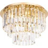 Lubinis šviestuvas Lampa sufitowa MAXlight Przysufitowa LAMPA glamour MONACO C0205 Maxlight kryształowa do sypialni auksinė