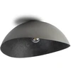 Lubinis šviestuvas Lampa sufitowa Sigma Półokrągły plafon vintage SOLARIS 40625 Sigma kopuła juoda sidabrinė