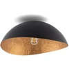 Lubinis šviestuvas Lampa sufitowa Sigma Plafon retro sypialniany SOLARIS 40605 żywiczny juoda miedziany