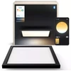 Lubinis šviestuvas Philips Hue Aurelle square panel light, Juodas | 2200-6500 Hue Baltas Ambiance