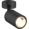 Lubinis šviestuvas Lampa sufitowa Zumaline Spot LAMPA sufitowa TORI 20016-BK metalo sp. OPRAWA regulowana tuba juoda