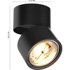 Lubinis šviestuvas Lampa sufitowa Zumaline Zuma Line Lomo CL 20001-BK-N plafon lampa sufitowa spot 1x40W G9 juoda