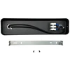 Lubinis šviestuvas Light Prestige Anillo LP-770/2W BK juostinis lubinis šviestuvas, 2x50W GU10, juodas/auksinis
