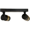 Lubinis šviestuvas Light Prestige Anillo LP-770/2W BK juostinis lubinis šviestuvas, 2x50W GU10, juodas/auksinis
