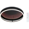Lubinis šviestuvas Paulmann Lubinis šviestuvas SPACEGLOW ONE LED 3D DIM RGB vaivorykštės spalvos 38W 3900lm 3000-6500K nuotolinio valdymo pultas 230V matinė juoda / metalinis