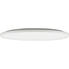 Lubinis šviestuvas TK Lighting TK Lighting Aqua Baltas Didelis 6904 lubų lempos apskritimas su jungikliu ant korpuso 1x45W LED 3000/4000/6500K balta