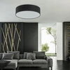 Lubinis šviestuvas TK Lighting TK Lighting Rondo 3335 plafoninis lubinis šviestuvas 3x15W E27 juoda/balta