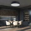Lubinis šviestuvas TK Lighting TK Lighting Rondo 3335 plafoninis lubinis šviestuvas 3x15W E27 juoda/balta
