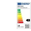 Lubinis šviestuvas Wellmax „Bulkhead“ LED lempa + PIR judesio jutiklis, ovali, balta, 18 W, 92 lm/W, 1650 lm, IP54, neutrali, 4000 K, SAMSUNG / GOL1BHOWN018P