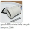 Lubinis šviestuvas Bemko Plafonas TOFIR PHS, 2xE27, aliuminio sp., IP40