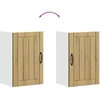 Sieninė virtuvės spinta "Lucca" Artisan Oak Engineered Wood