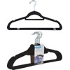 Storage Solutions Drabužių pakabos 10 vnt. juodos sukamos