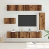 TV staliukas TV spintelių komplektas 8 vnt. 30,5 x 30 x 90 cm