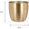 Lumarko ALANO POT GOLD - H19XD20CM