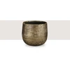 Lumarko CERAMIC POT MARCUS D18 H16 BRONZE METAL