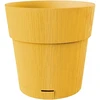 Stefanplast Gėlių vazonas su padėklu Ethica Ø40x39cm garstyčių geltonumo