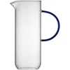 Lumarko Lyngby Glas stiklinis ąsotis Torino 1,1l, skaidrus/mėlynas
