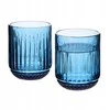 Lumarko Allesken ELISE Mėlynas Komplet 4 szklanek 260ml7,5x7,5x9,4 cm