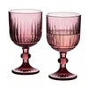Lumarko ELISE PURPLE 4 stiklinių rinkinys 350 ml 9 x 16,4 cm