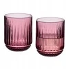 Lumarko Allesken ELISE PURPLE Komplet 4 szklanek 260ml7,5x7,5x9,4 cm
