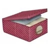 ORDINETT Box of fabric 48x36x19cm Bordo