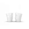 Lumarko FIFTYEIGHT Puodelis 350ml Zachwycony & Zaskoczony balta T012801 Puodelis 350 ml su užrašu „Zachwycony & Zaskoczony“ (Susižavėjęs & Nustebintas), baltas.
