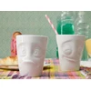 Lumarko FIFTYEIGHT Puodelis 350ml Zachwycony & Zaskoczony balta T012801 Puodelis 350 ml su užrašu „Zachwycony & Zaskoczony“ (Susižavėjęs & Nustebintas), baltas.