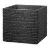 Lumarko FLOWERPOT PLASTIC 246/30 STONY Juodas D30