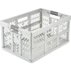 Lumarko Folding box with load capacity iki 50kg Ben 54x37x28cm 45L light sidabrinis color (0610297160)