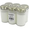 Candela Memorial Candles With Caps 6pcs Baltas