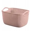 Curver Basket Knit S rectangle 8L 30x22x17cm pink