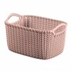 Curver Basket Knit XS rectangle 3L 25x18x14cm pink