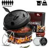 Lumarko Gusskönig Klasyczny Dutch Oven Set 9 L bez nóg