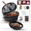 Lumarko Gusskönig Wypalany Dutch Oven Set 9L bez nóg