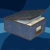 ORDINETT Box fabric 50 x 40 x 25cm Mėlyna