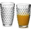 Affek Design Elise Dots Komplet 6 szklanek 380ml7,8x7,8x12,5 cm