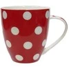 Asi Collection Mug "Dots" 513 ml red with baltas dots