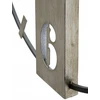 Lumarko Sieninis laikrodis SILVERY, metalinis, baltas, 61x63 cm