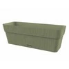 Stefanplast Flower box with tray Ethica 30x13x12cm žalias