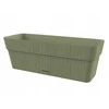 Stefanplast Flower box with tray Ethica 50x18x17cm žalias
