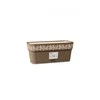 Stefanplast Self-watering planter Gaia Ruda Plastmasinis (19 x 17 x 49,5 cm)