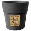 Stefanplast Flower pot with tray Ethica Ø15x15cm pilkas
