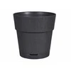 Stefanplast Flower pot with tray Ethica Ø20x19cm pilkas