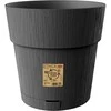 Stefanplast Flower pot with tray Ethica Ø30x29cm pilkas